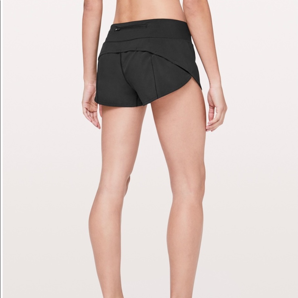Lululemon Speed Up Short - Black Sz 6